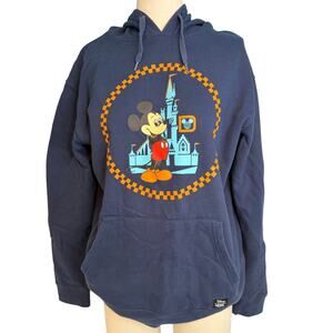Vans X Walt Disney World 50th Anniversary Collection Hooded Navy Sweatshirt LG